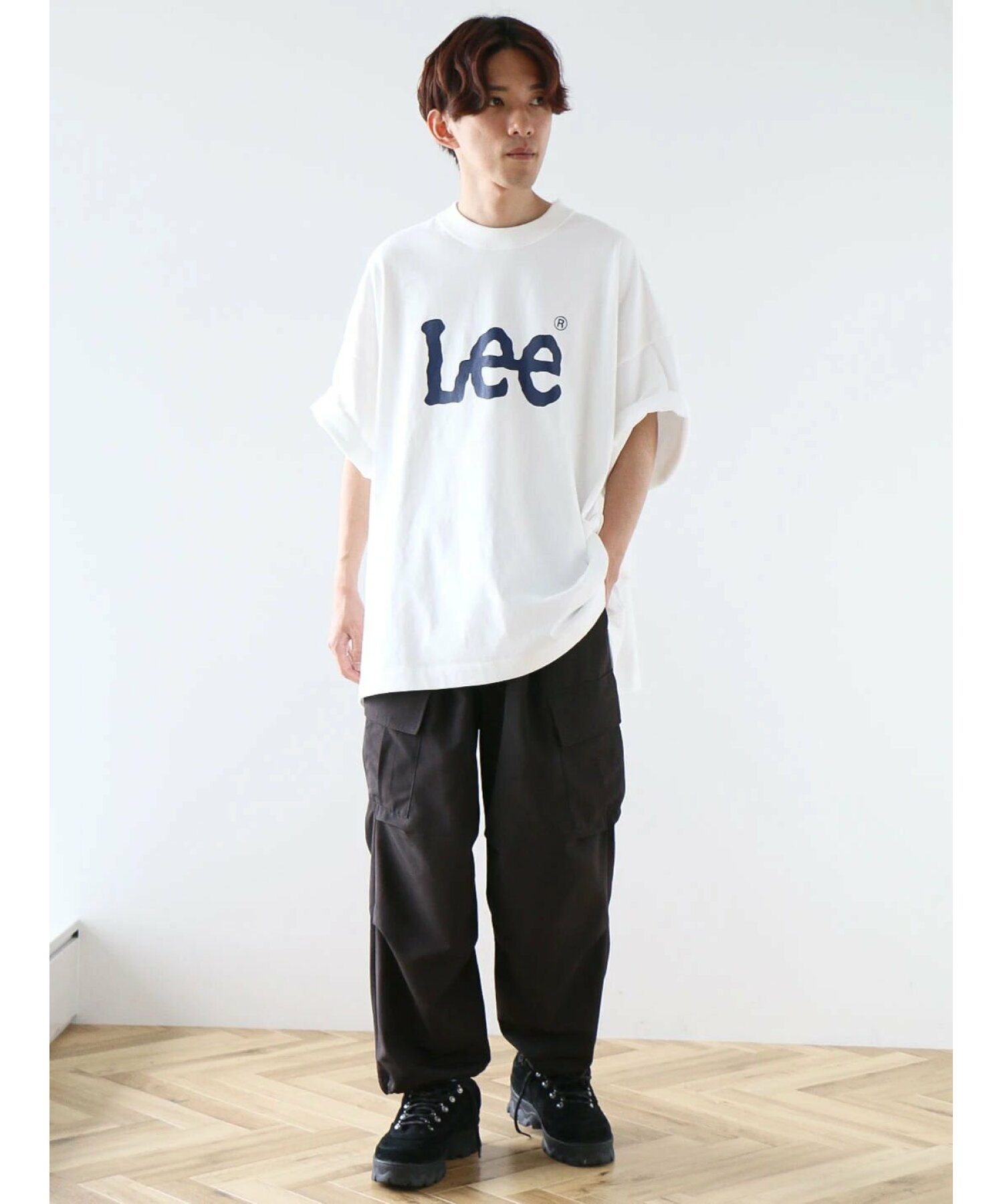 【WEB限定】【ユニセックス】Lee SUPERSIZEDロゴTEE